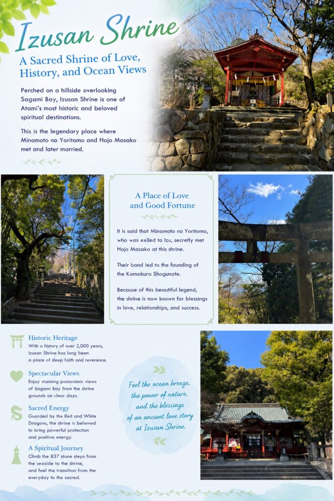 Izusan Shrine in Atami — a sacred shrine of love and history overlooking Sagami Bay