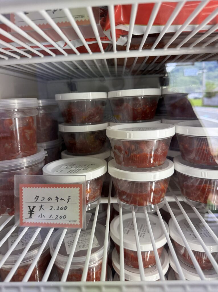 Authentic kimchi at Kumsan Kimchi in Izunokuni, Shizuoka