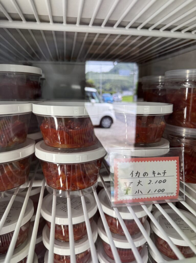 Authentic kimchi at Kumsan Kimchi in Izunokuni, Shizuoka