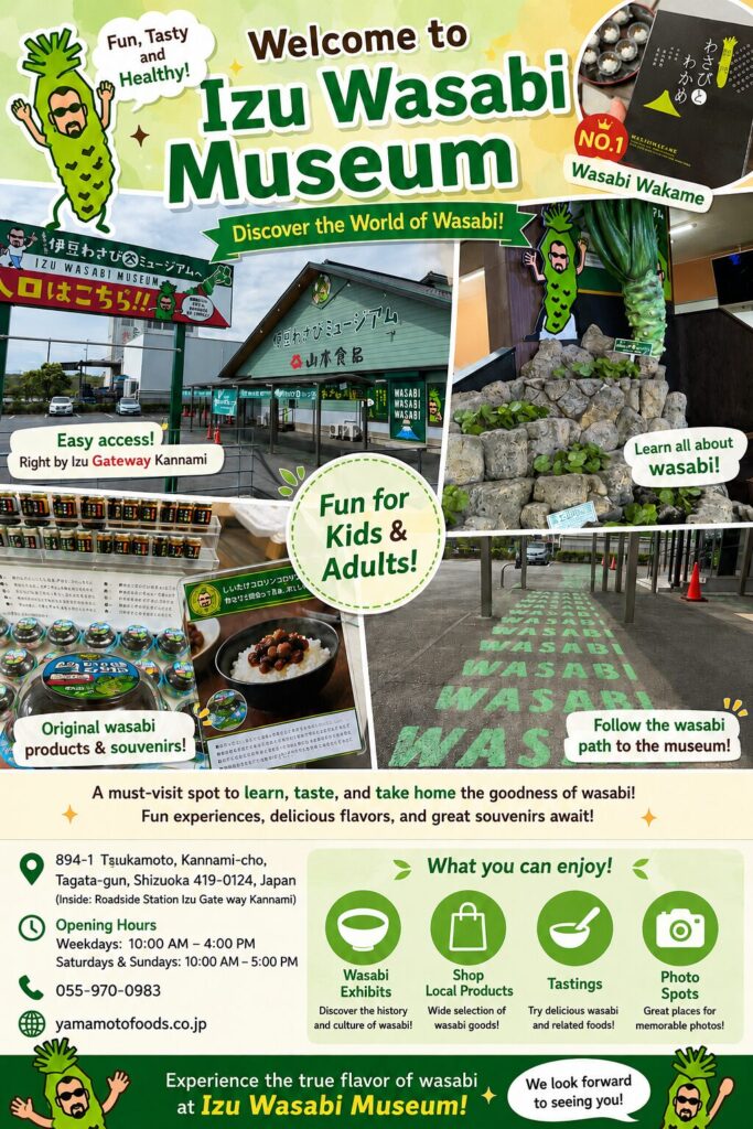 Izu Wasabi Museum guide – Yamamoto Foods wasabi museum in Kannami, Shizuoka